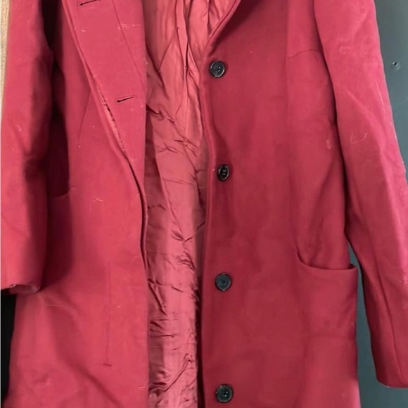 Babton Pearce Burgundy Aritzia Coat - Picture 4 of 4